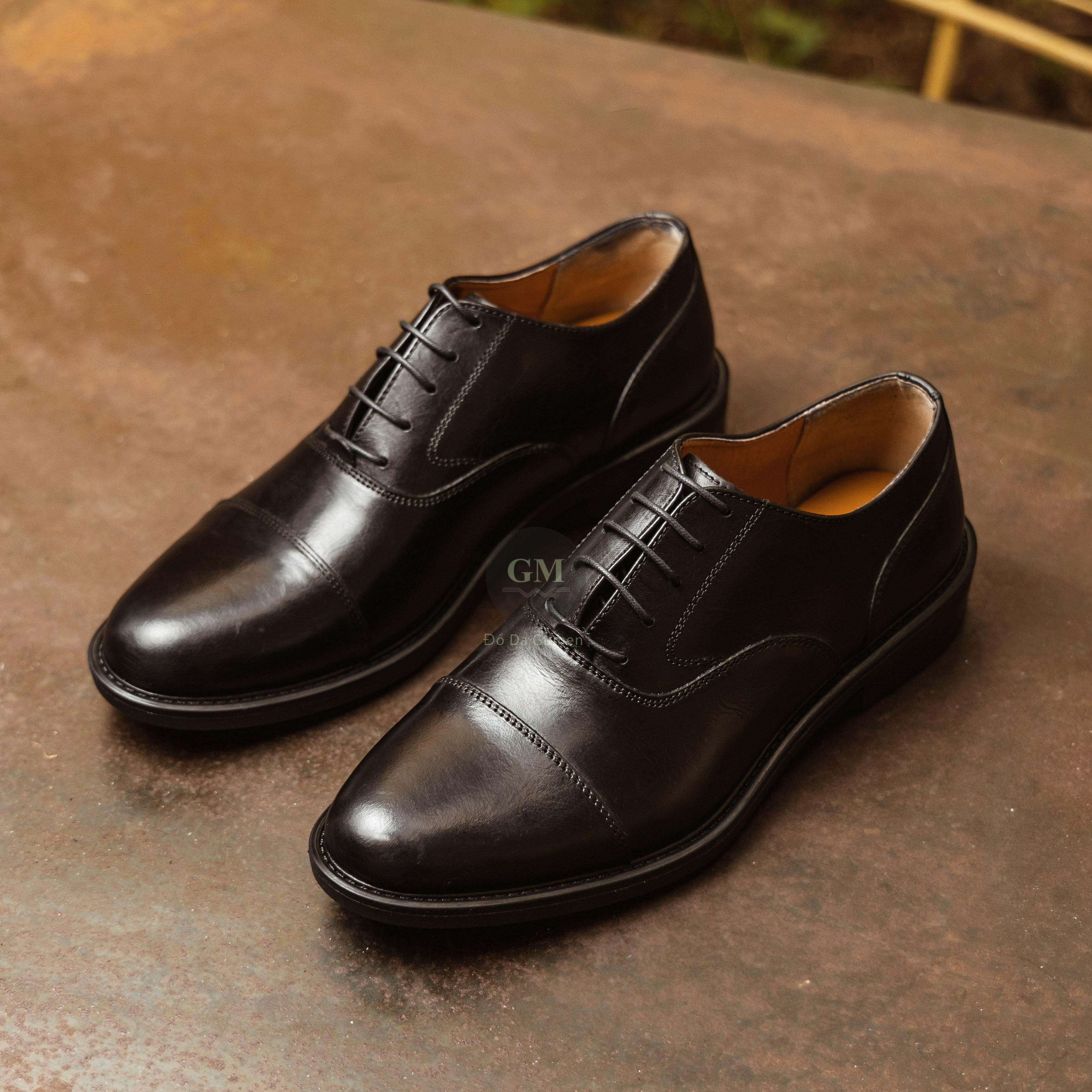 GIÀY OXFORD 241 PATINA ĐEN